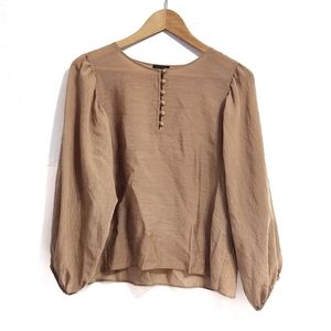 Ann Taylor Puff Sleeve Top